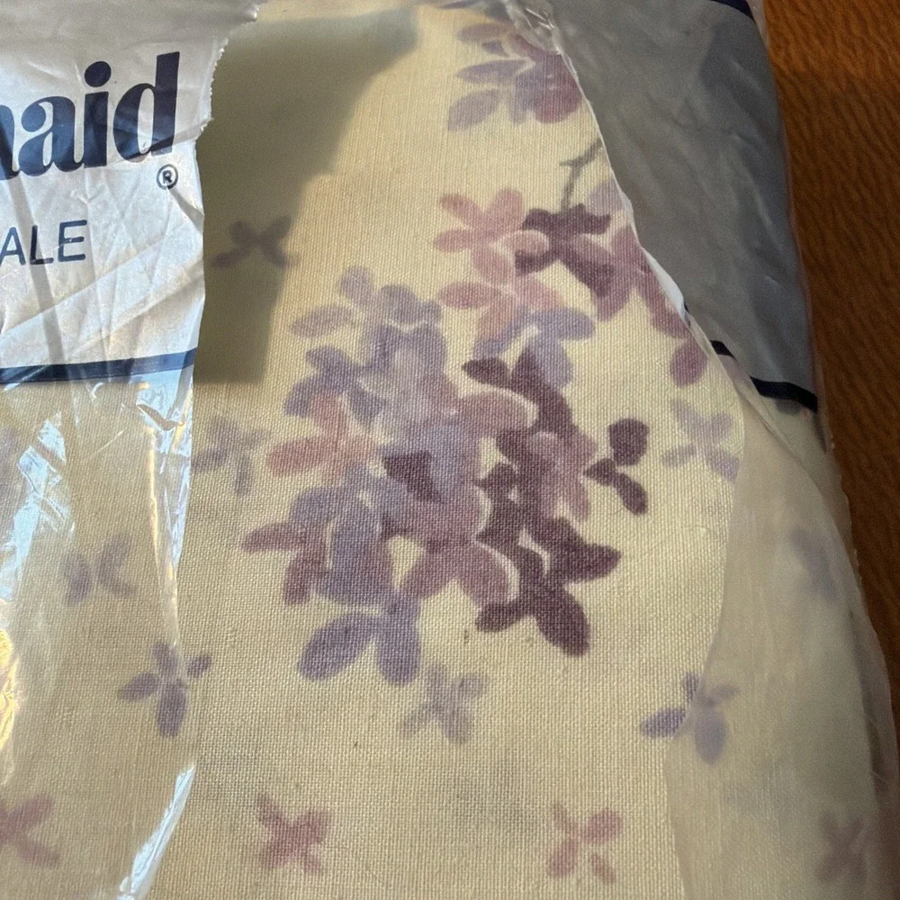Vtg Bill Blasd Fitted Twin Sheet No Iron Percale 